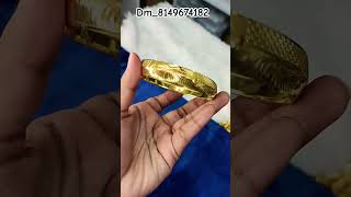 Gold plated Kada💥COD available 📦🚚Order now 🤳 8149674182 GoldPlatedKada OneGramGold [upl. by Twitt591]