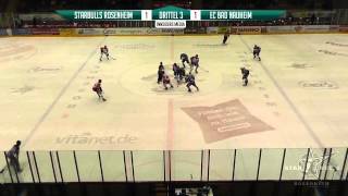 DEL2 10012014  Starbulls Rosenheim vs EC Bad Nauheim 41 [upl. by Nnitsuj]