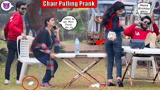 Chair Pulling Prank On People Part 4  BY AJ AHSAN [upl. by Adniuqal]