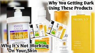 Why You Getting Dark Using Medix 55 lotion Amlactin Daily lotion  Olay Vit C lotion [upl. by Mandell]