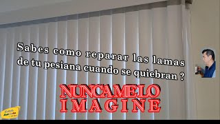 Como arreglar persianas de pvc si se quiebran de las lamasNunca me lo imagineHaciendo Mexicanadas [upl. by Ellerad173]