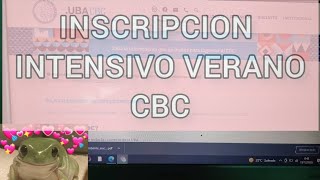 Inscripción verano CBC paso a paso [upl. by Aek922]