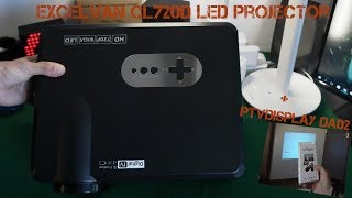 Excelvan CL720D LED Projector  PTVdisplay DA02 Unboxing  Review [upl. by Buxton]