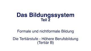 Das Schweizer Bildungssystem erklärt  Teil 2 [upl. by Naji]