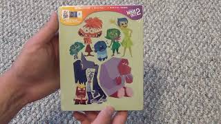 Inside Out 2 DisneyPixar 4K Ultra HD  BluRay  Digital Code Steelbook Unboxing [upl. by Phip331]