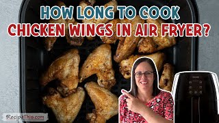 Air Fryer Chicken Wings Recipe [upl. by Baras]