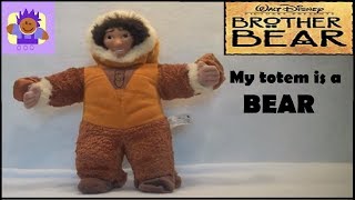 2003 Disney Brother Bear Kenai Transforming talking Plush doll toy By Hasbro [upl. by Atilamrac]