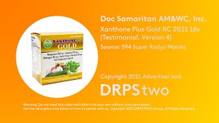 Xanthone Plus Gold Radio Commercial 2021 18s Testimonial Version 4 [upl. by Sualokcin]