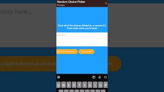 Random Choice Picker Project using html and css html css project shorts webdevelopment [upl. by Akimihs]