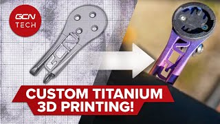 How Are 3DPrinted Titanium Bike Parts Made [upl. by Locke]