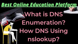 What is DNS Enumeration How is DNS zone transfer Enumeration Using nslookup [upl. by Neyu]