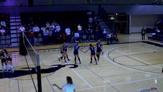 University of Sioux Falls volleyball wins the third set against Midland Lutheran College [upl. by Marvin]