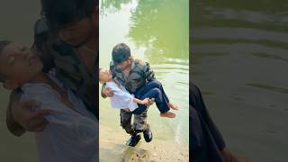 Army Ne Bachaya Bachhe Ki Jan 🇮🇳🥹💔 shorts ytshorts youtubeshorts army explore [upl. by Cinomod611]