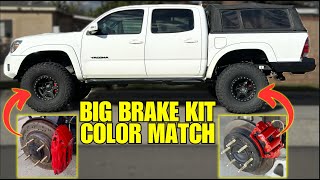 Color Matching The Rear Disc Brake Conversion On My Tacoma [upl. by Yknip]