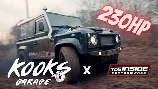 TD5Inside x Kooks Garage  230hp Defender TD5  VNT Race Turbo [upl. by Josiah701]