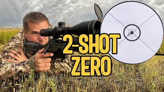 Zero Any Rifle in 2 Shots Plus 6 common mistakes [upl. by Anneliese437]