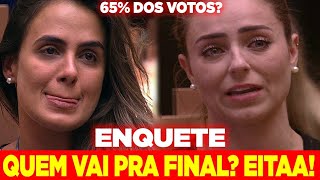 BBB19 VOCÊ não vai ACREDITAR Enquete já REVELA a ELIMINADA no paredão DUPLO entre Paula e Carolina [upl. by Kandy]