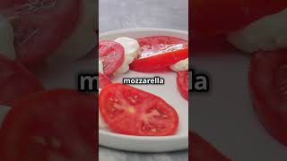 Quick amp Easy Caprese Salad in 27s quickrecipe food easyrecipe [upl. by Aihseyt]