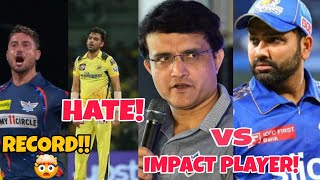 MARCUS STOINIS VS CSK 🤯 DEEPAK CHAHAR GETS HATE SOURAV GANGULY ON IMPACT PLAYER RULE • CSK VS LSG [upl. by Mendoza]