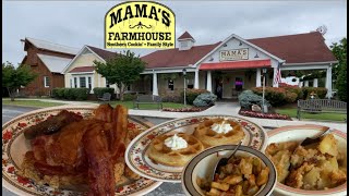 MAMAS FARMHOUSE Breakfast  Pigeon Forge Tennessee  Restaurant and Food Review [upl. by Waechter302]