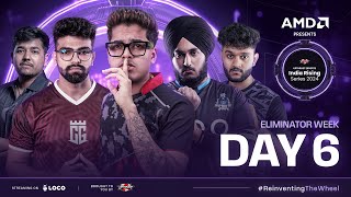 AMD Presents UE India Rising Series 2024 bgmi  League Stage Day6 Ft iqoosoul godlike cg etc [upl. by Leda135]