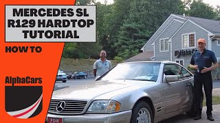 Howto Remove and Install the Hardtop on a R129 MercedesBenz SL [upl. by Tuhn189]