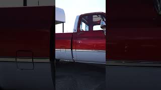 1983 Chevy C10 on 28x16” Intro wheels trokiando trucking carvlog [upl. by Torosian]