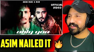 Only You  Hip Hop Rap Official Music Video  Asim Riaz  RCR  Reaction [upl. by Jaban]