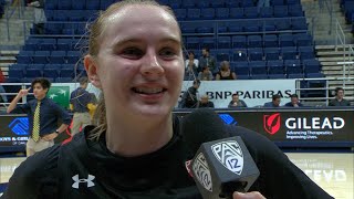 Brynna Maxwell after 28 points against Cal Ive never had so much fun playing basketball before [upl. by Piotr936]