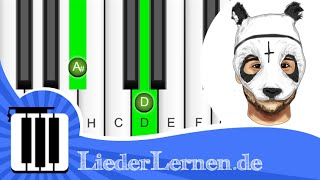 Cro  Einmal um die Welt  Klavier lernen  Musiknoten  Akkorde [upl. by Haskins676]