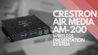 Crestron AirMedia AM200 Presentation System  Quick Look India [upl. by Prissy676]