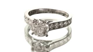 CARTIER Solitaire 1895 Diamond Platinum Ring [upl. by Eenaffit]