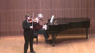 Wieniawski  Violin Concerto No2 in D minor Op22 mvt 1  Grace Hofer [upl. by Htnicayh]