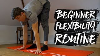 15 Minute Beginner Stretch Flexibility Routine FOLLOW ALONG [upl. by Osy]