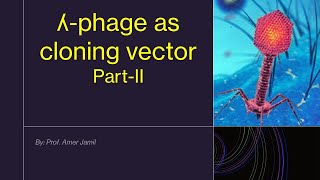 Lamda pahge as cloning vector part II Rec [upl. by Atsillak]