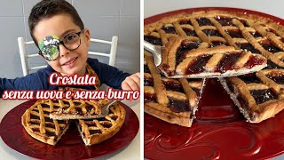 Crostata senza uovo e senza burro [upl. by Rowan]