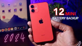 iPhone 12 Mini Battery Backup in 2024 😨  Bdhiya 👍🏻 ya Bekar 👎🏻 [upl. by Ynnohj701]