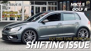 Harsh Shifting Issue with EQT DSG Tune  TCU Box Number 12A and 14B  MK75 Golf R [upl. by Malka]