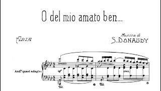 O del mio amato ben  S DONAUDY Ab majorHigh Voice Piano accompaniment [upl. by Cannon]