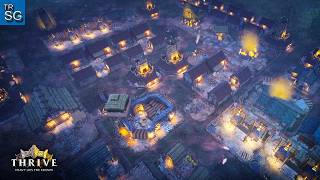 NEW Complex Medieval City Builder with RTS Combat and Tough Decisions  Thrive Heavy Lies The Crown [upl. by Joby]