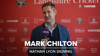 INTERVIEW Mark Chilton on Nathan Lyon Signing [upl. by Leorsiy]