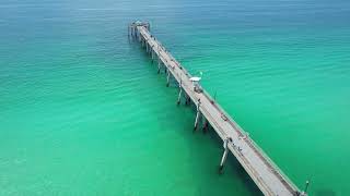 Okaloosa Island Fishing Pier in Okaloosa County DestinFort Walton Beach Florida [upl. by Lorianna996]