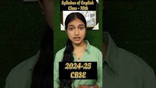 Syllabus of English for class 10th CBSE shorts youtubeshorts studywithanamika [upl. by Alita]