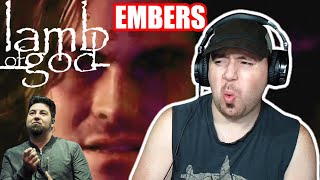 First Time Listening to LAMB OF GOD quotEmbersquot feat Chino Moreno  REACTION [upl. by Lotsirhc543]