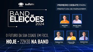 Debate com candidatos a prefeito de Parnamirim será transmitido ao vivo pela Band RN [upl. by Norrag]