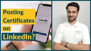 Heres Why Posting Images of Certificates on LinkedIn Wont Help [upl. by Ingrim]