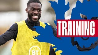 Tomori HatTrick amp Excellent Gomez Volley 🦁  Inside Training  England [upl. by Newell996]