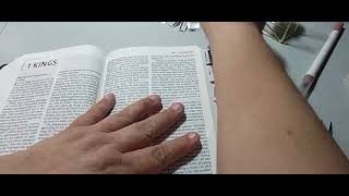 Removing My Bible Tabs in Zondervan NIV Bible [upl. by Anilas]