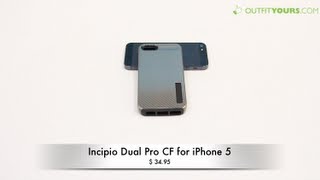 Incipio Dual Pro Carbon Fiber iPhone 5S amp iPhone 5 Case  Review [upl. by Manella417]