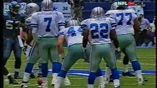 Emmitt Smith becomes the All time leading rusher Vs Seattle 2002 [upl. by Arretnahs]